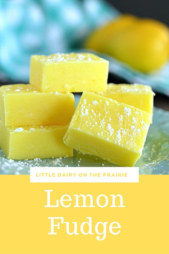 Easy Lemon Fudge Recipe